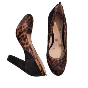 NWOT Boden Calf Hair High Heeled Pumps size 6